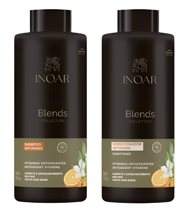 Inoar Blends Collection Vegan šampon a kondicionér 1000 ml