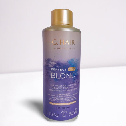 G HAIR PERFECT BLOND GERMAN INOAR TRATAMIENTO DE ALISADO 34 oz 1000 ml 